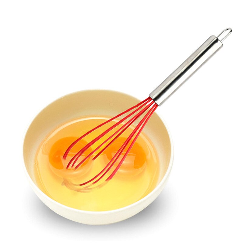 Juego de utensilios de cocina de silicona, 6 pinzas, espátula grande, espátula, batidor de huevos, pala de fugas, utensilios de cocina