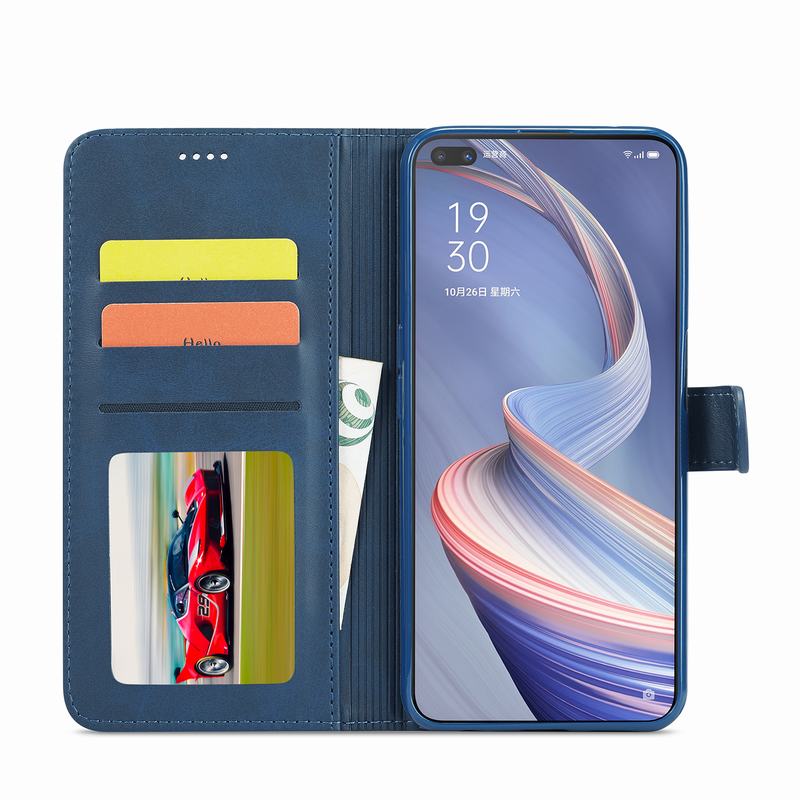 Case Voor Oppo Reno 4Z 5G Cover Flip Wallet Retro Leather Telefoon Gevallen Voor Oppo Reno 4 Z Lite card Slot Stand Zakken Coque