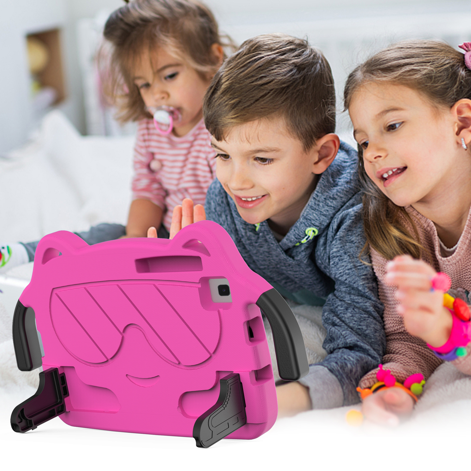 Funda para iPad 10 10th 2022 Air 5 4 10,9 2022 Pro 11 10,5 10,2 7th 8th 9th niños EVA mango seguro soporte cubierta para tableta