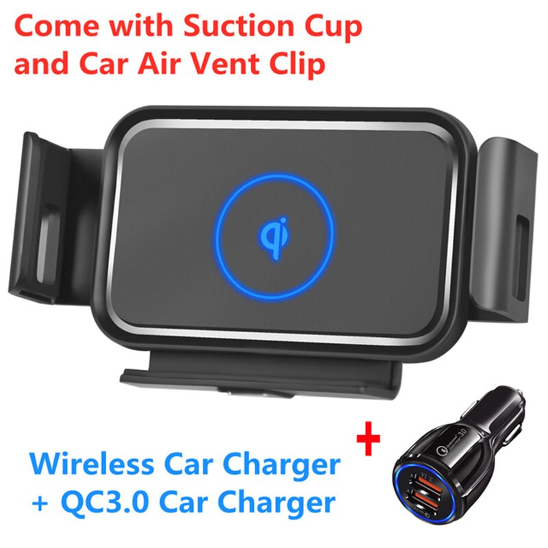 15w wireless car chargers, foldable screen, qi fast phone charger holder for samsung galaxy z, fold 3 2 iphone 13, 12 max, huawei mate x: S2 with car charger