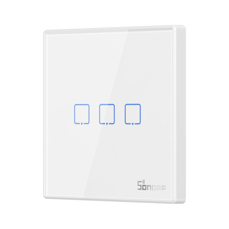 SONOFF T2 EU-RF 433 Smart Wall Switch Weirless Stick-on Two-way Control Home Automaion Modules T2EU-RF: 3 gang