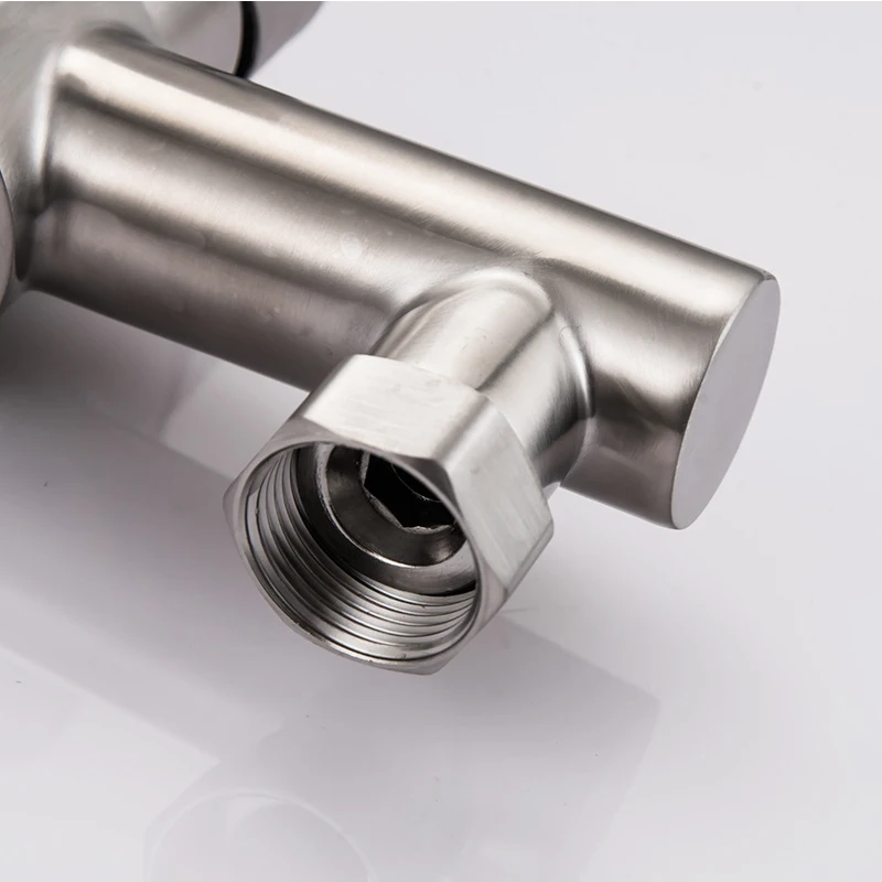 Douchekraan van roestvrij staal 304, warm- en koudwaterkraan, badkamerset, luxe voor het wassen van meubels, mixers, woonaccessoires
