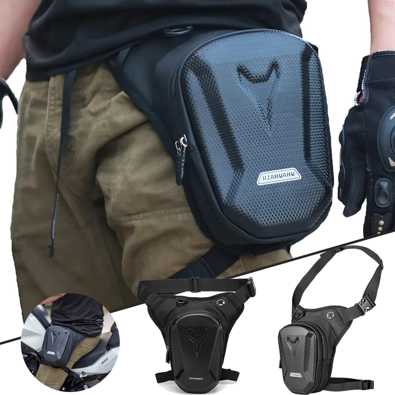 Motorcycle Waist Bag Leg Bag Men Women Bicycle Riding Tactics Thigh Waist Bag Mobile Phone Storage Hip Bag Cycling Backpack