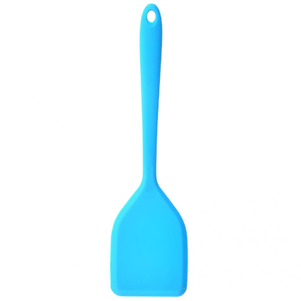 Useful Silicone Spatulas Anti-fade Solid Color Long-lasting Little Cooking Spatulas Cooking Spoon Cake Spatulas