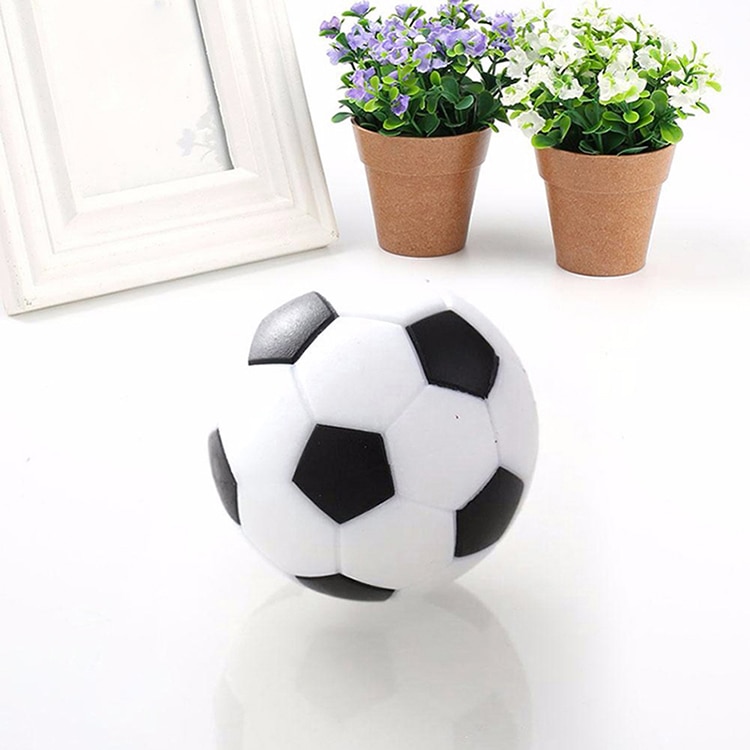 Máquina de fútbol de mesa de futbolín, accesorios verdes de resina de plástico, color blanco y negro, 32mm, 1 unidad, N6W9