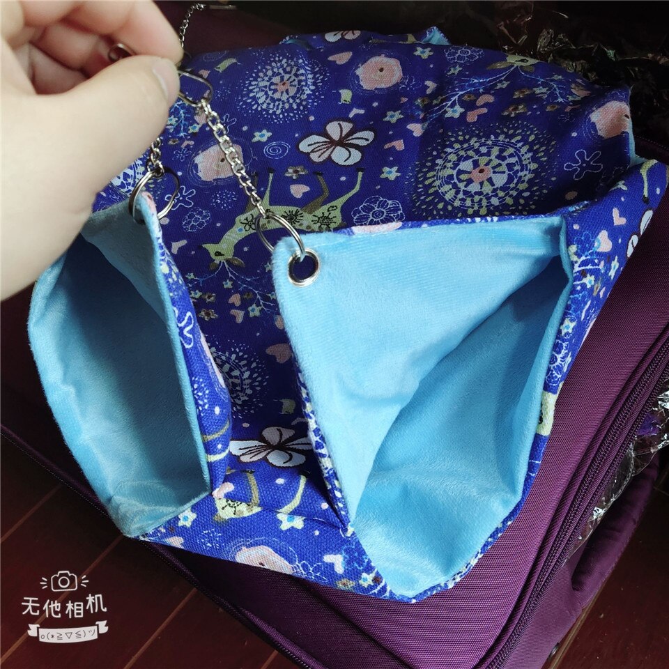 Summer Autumn Small Animal Hamster Squirrel Hammock Double layer Canvas Breathable Haning Sleeping Bed House Pets Suppiles