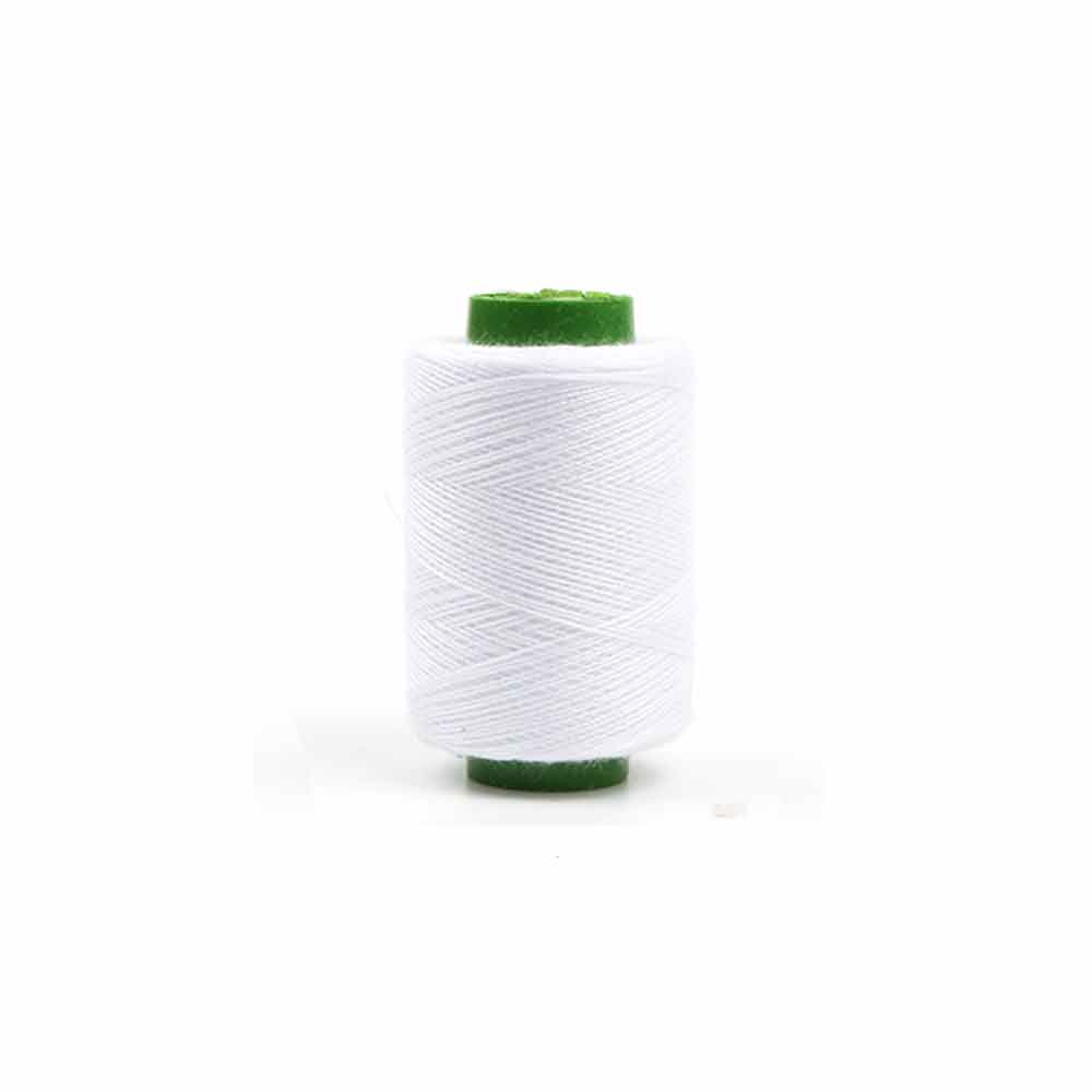 300m/Rotolo Filo per Cucire Poliestere Rocchetti Di Filo per Cucire Bobine kit per il cucito Fai Da Te A MANO E macchina Da Cucire Accessori: bianca