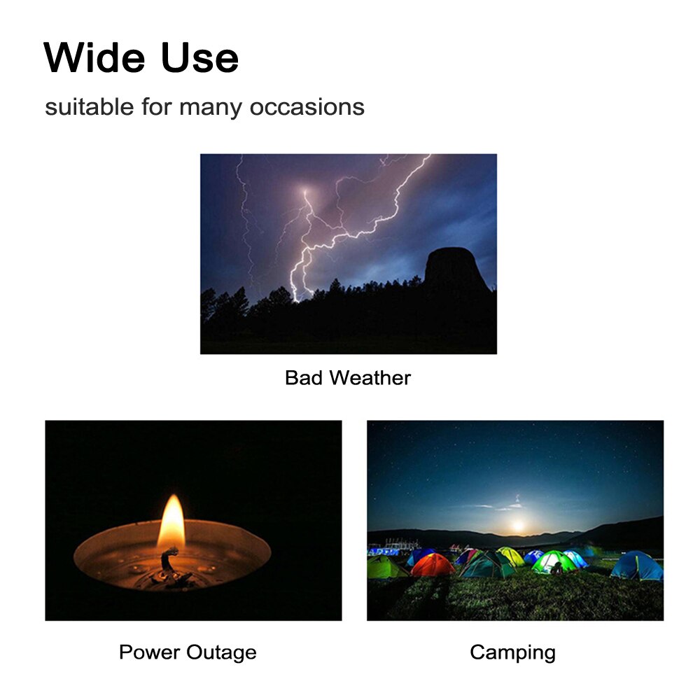 Portable Radio AM/FM Flashlight Reading Lamp NOAA Weather Mobile Power Source for Emergency Solar Powered Crank Handheld Radio