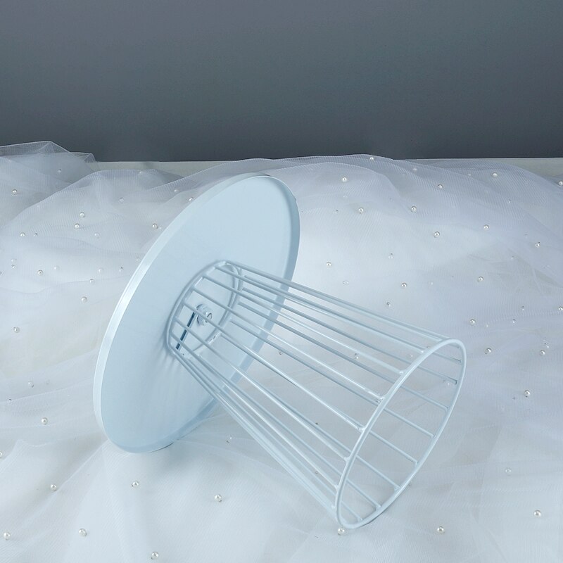 Metalen Cake Stand Bruiloft Wit Goud Dessert Display Rack Verjaardag Partij Decoratie Cupcake Stand Voedsel Taart Lade 20/ 25cm