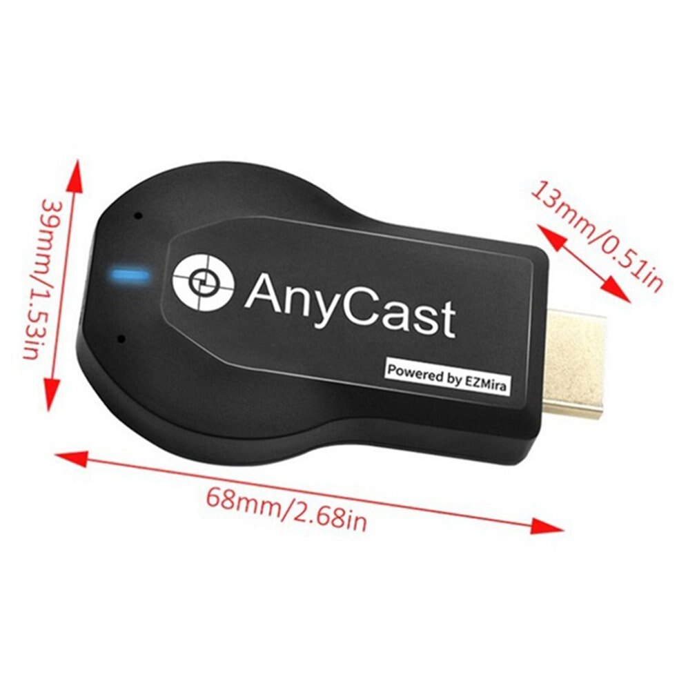 Anycast  m2 plus 1080p hdmi-kompatibler tv-stick, wlan-display-tv-dongle-empfänger, bildschirmspiegelung für ios, android, miracast