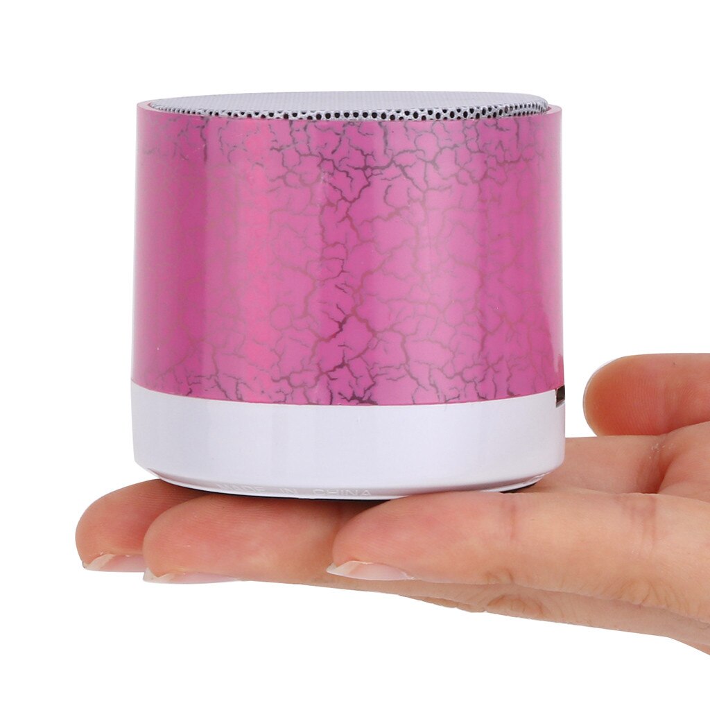 Draagbare mini draadloze stereo led-licht bluetooth luidspreker sd-kaart gratis luidspreker tf usb fm voor samsung computers telefoons: Pk