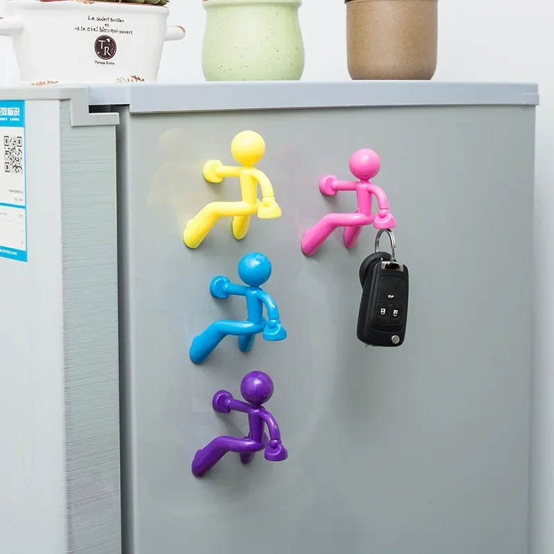 Ímã de geladeira dos desenhos animados gancho de cozinha ímã decoração de geladeira porta de casa pendurado chave adesivo de geladeira acessórios de cozinha