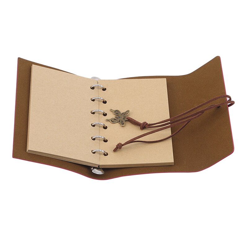 Vintage Notebook Dagboek Notepad Literatuur Note Boek Papier Vervangbare Journal Planners Kantoorbenodigdheden: Pink (small)