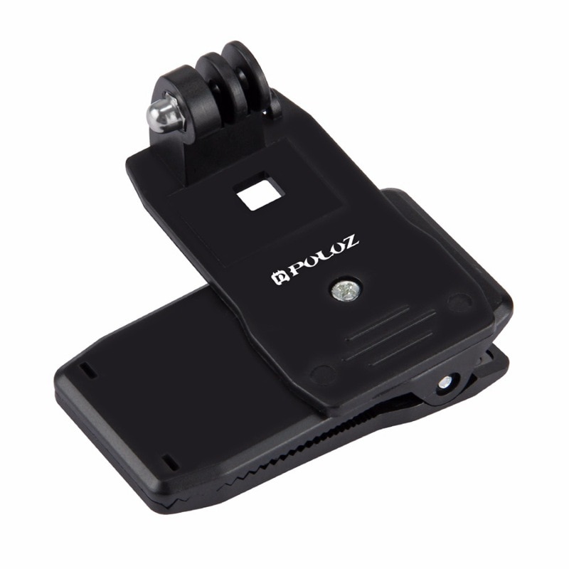 PULUZ para Go Pro accesorios 360 grados mochila de liberación rápida sombrero Clip abrazadera rápida para GoPro HERO5 HERO4 sesión HERO 5 4: Default Title