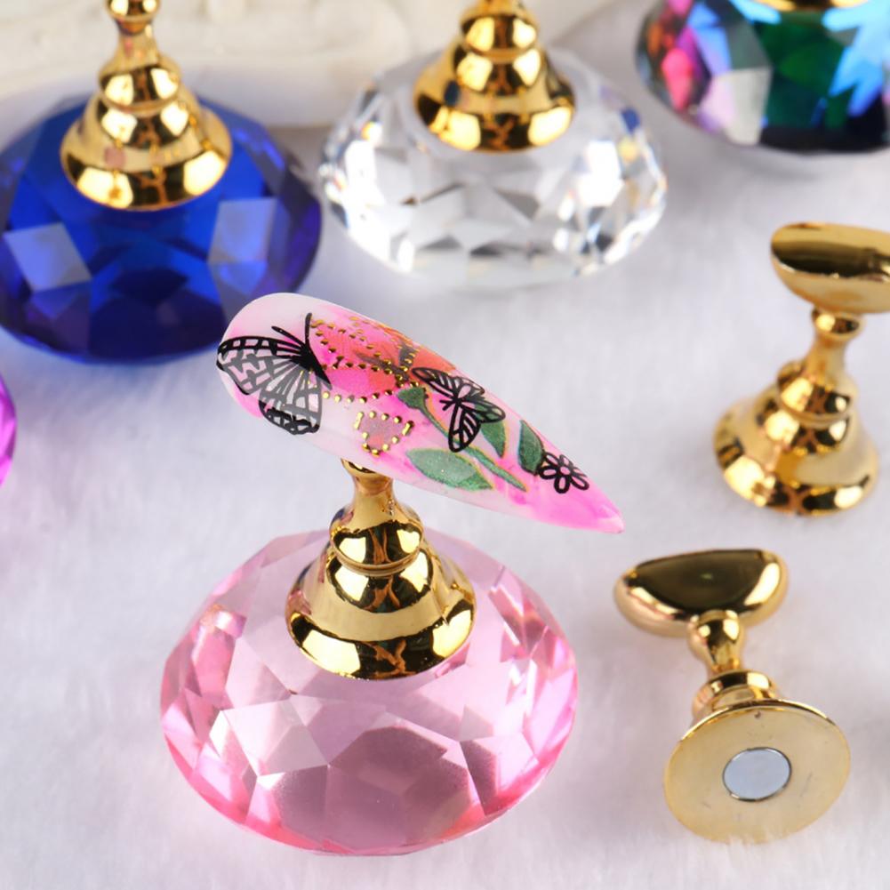 Tips Practice Stand Versatile Manicure Display Practice Stand Mini Nail Holder