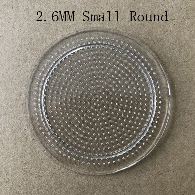 Mixed Mini Perler/Hama/Fuse Beads 2.6mm Pegboards Template Hama Beads Shape Pattern Perler Fuse Beads Pegboards: 2.6mm Small Round