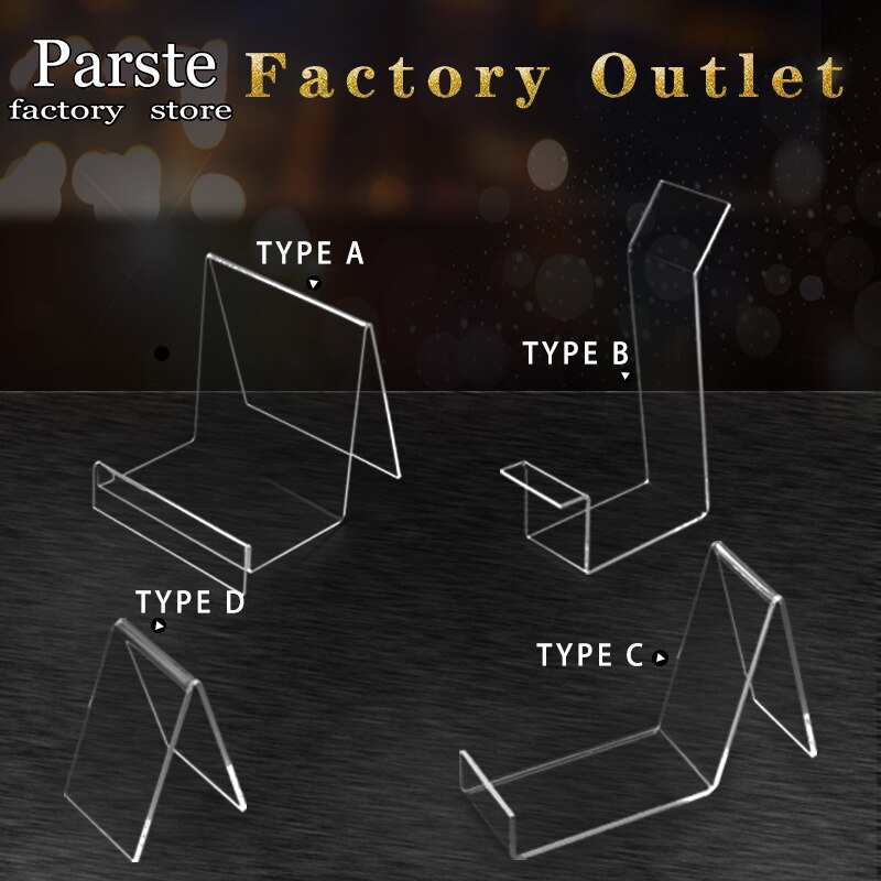 Acrylic Display Stand Shoe Support Shoe Rack Transparent Rack Counter Shoe Exhibition Display Stand Shoe Store Display Stand