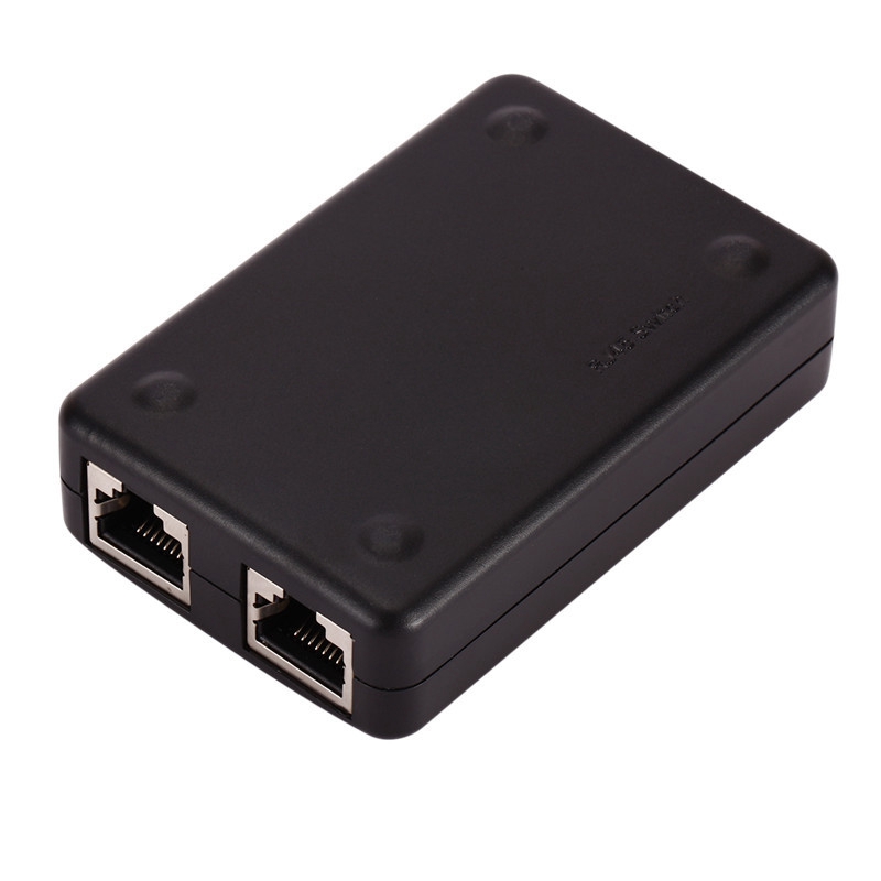 mini 2 Port Rj45 Lan Centrum przełącznik sieciowy pudełko komputera Ethernet internetu adapter Rj45 przejściówka