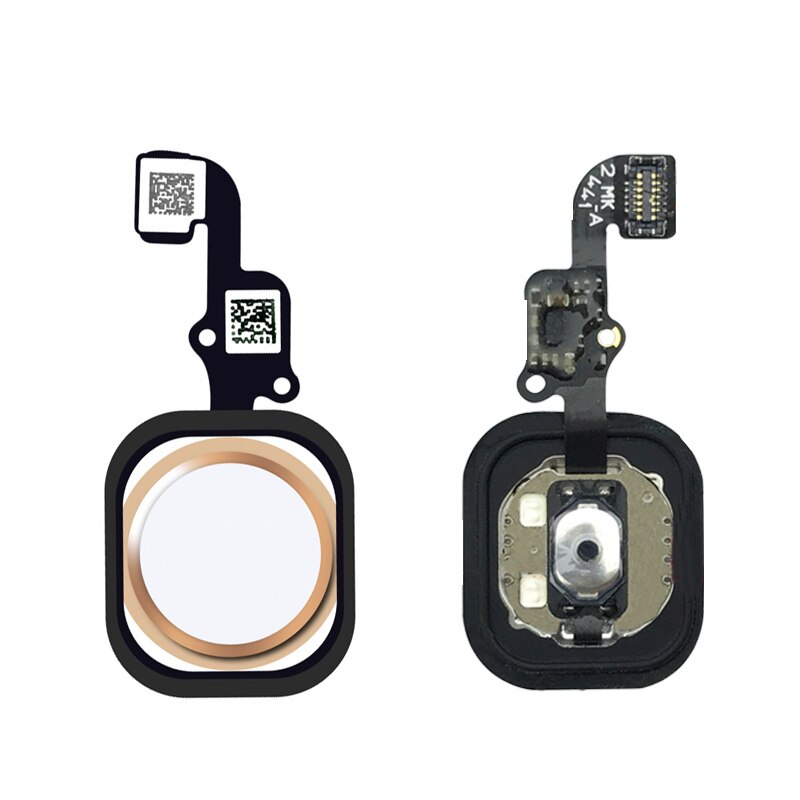 2PCS/LOT Fingerprint Home Button Flex Cable for iPhone 6 /6S Plus Menu Sensor Complete Parts With Rubber Sticker No Touch ID