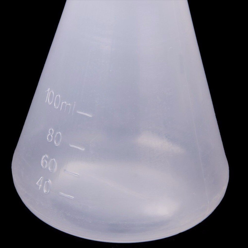 Erlenmeyer flask for Chemistry Laboratory Plastic Transparent - 100ml