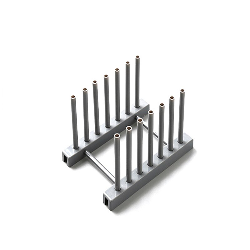 Grote Wastafel Droogrek Werkblad Opslag Rack Organizer Keuken Afdruiprek Lade Bestek Drip Plaat Gootsteen Keuken Plastic Schotel: grey 3