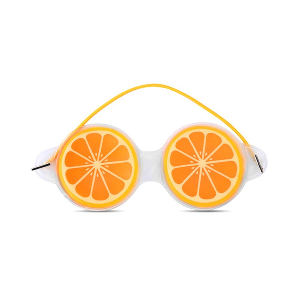 Compressa de gelo de frutas máscara para os olhos, alívio da fadiga, remove bolsas pretas para os olhos, cosméticos, compressa, máscara gel para proteção dos olhos