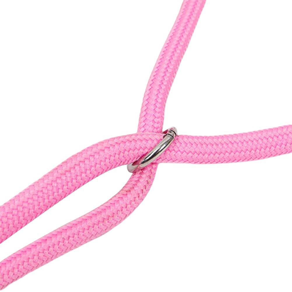 Nylon sele hundetrening ledning med håndtak p-kjede utendørs gå sporing linje sjekk snor langt tau bånd høy styrke