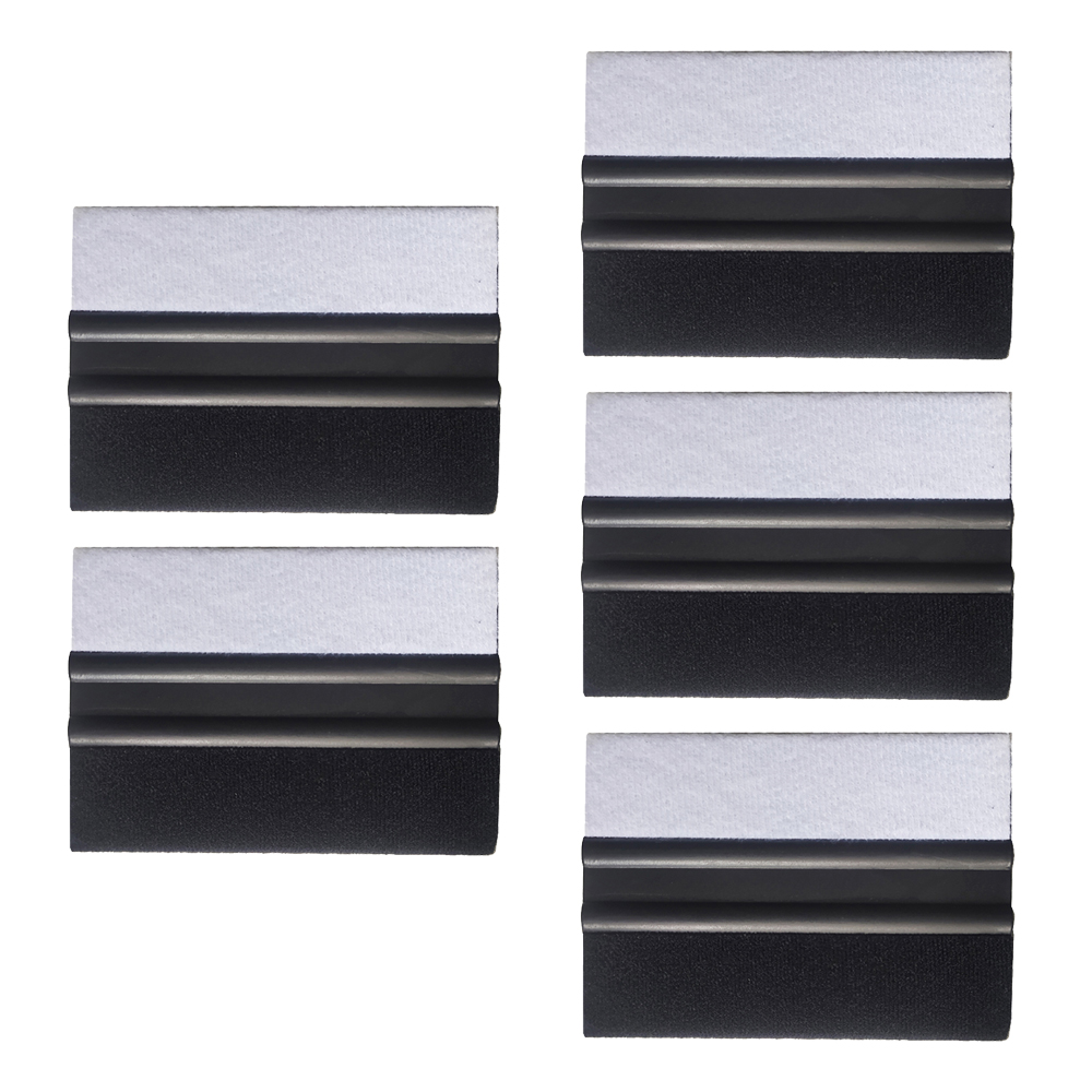 Black Double Edge Felt Squeegee Window Tinting Cle... – Grandado