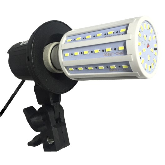 2PCS 24w Photo Bulb Photography LED for Photo Studio Light 6000k White color Video light Photo softbox kit lighting