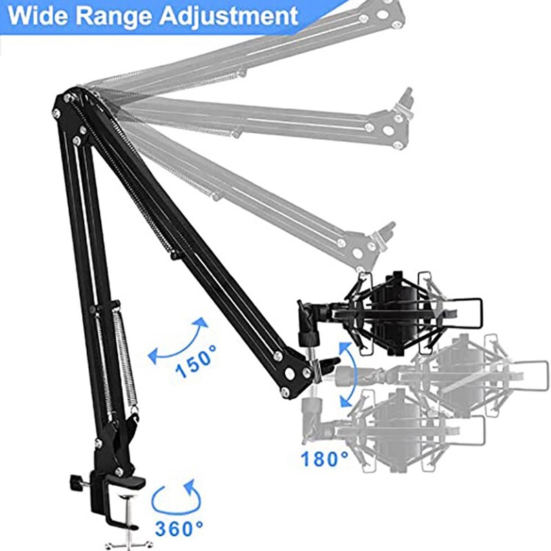 BM838 Usb Condensator Studio Microfoon Set Vocal Pc Opname Muzikale Microfoon Set Voor Radio Braodcasting Mic Stand