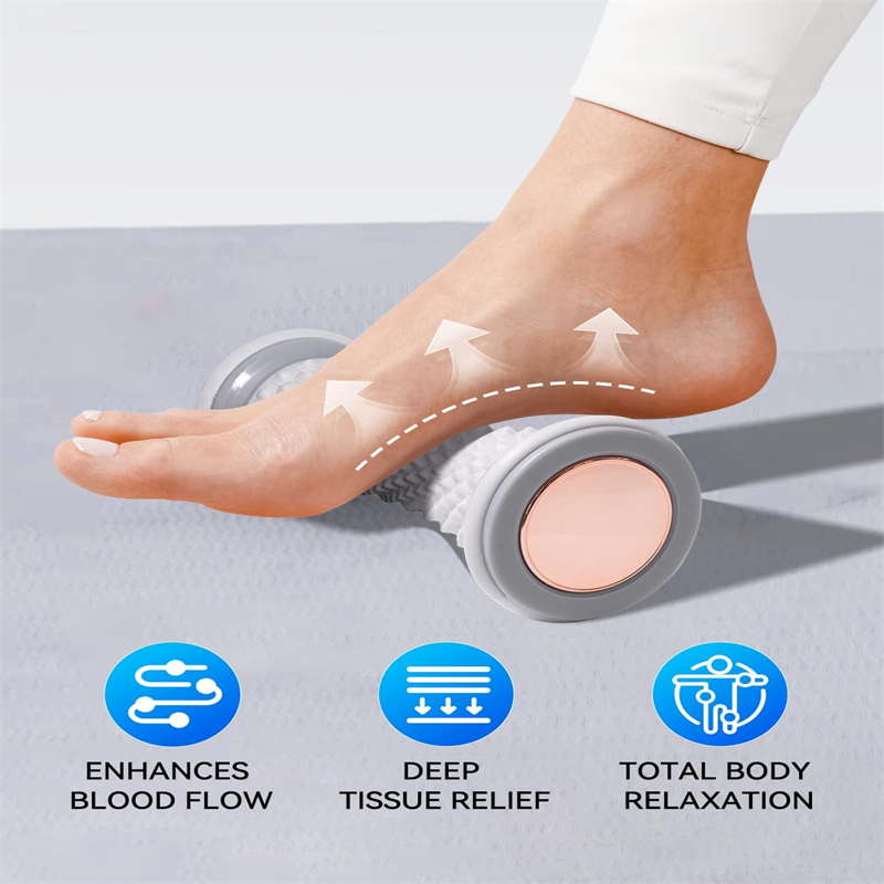 1pcFoot Massager Ball Roller Yoga Muscle Roller Stick For Deep Tissue Pain Relief Hand Leg Relaxation Manual Therapy Acupressure