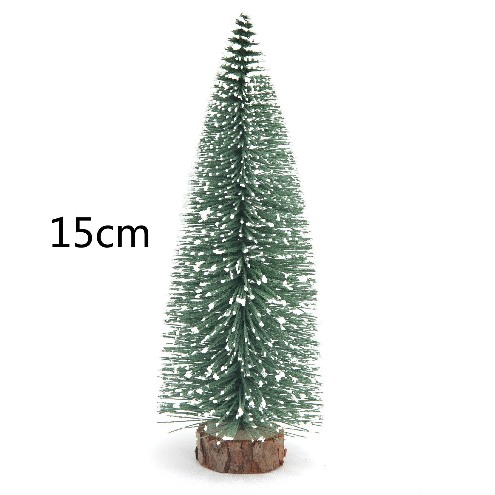 11.11new Christmas Tree Decorative Stakes Wind Spinners Garden Ornament Miniature Plant Pots Fairy DIY Dollhouse Landscape Bons: 15cm