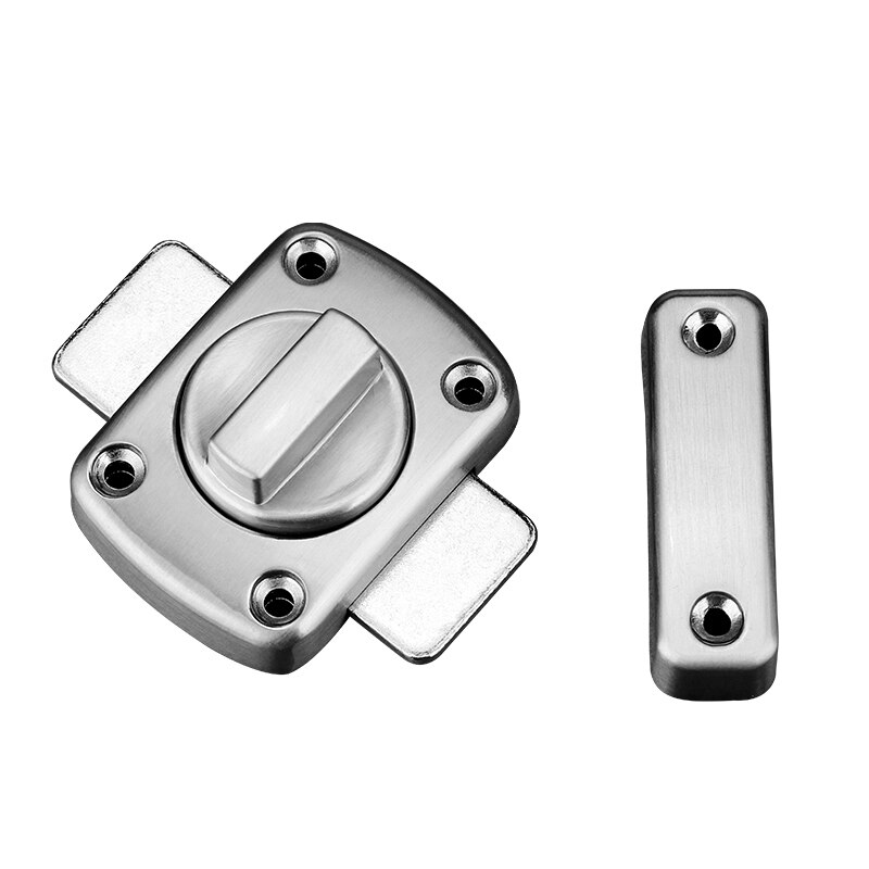 General zinc alloy brushed furniture bolt safety sliding door thickened cabinet latch door lock pin
