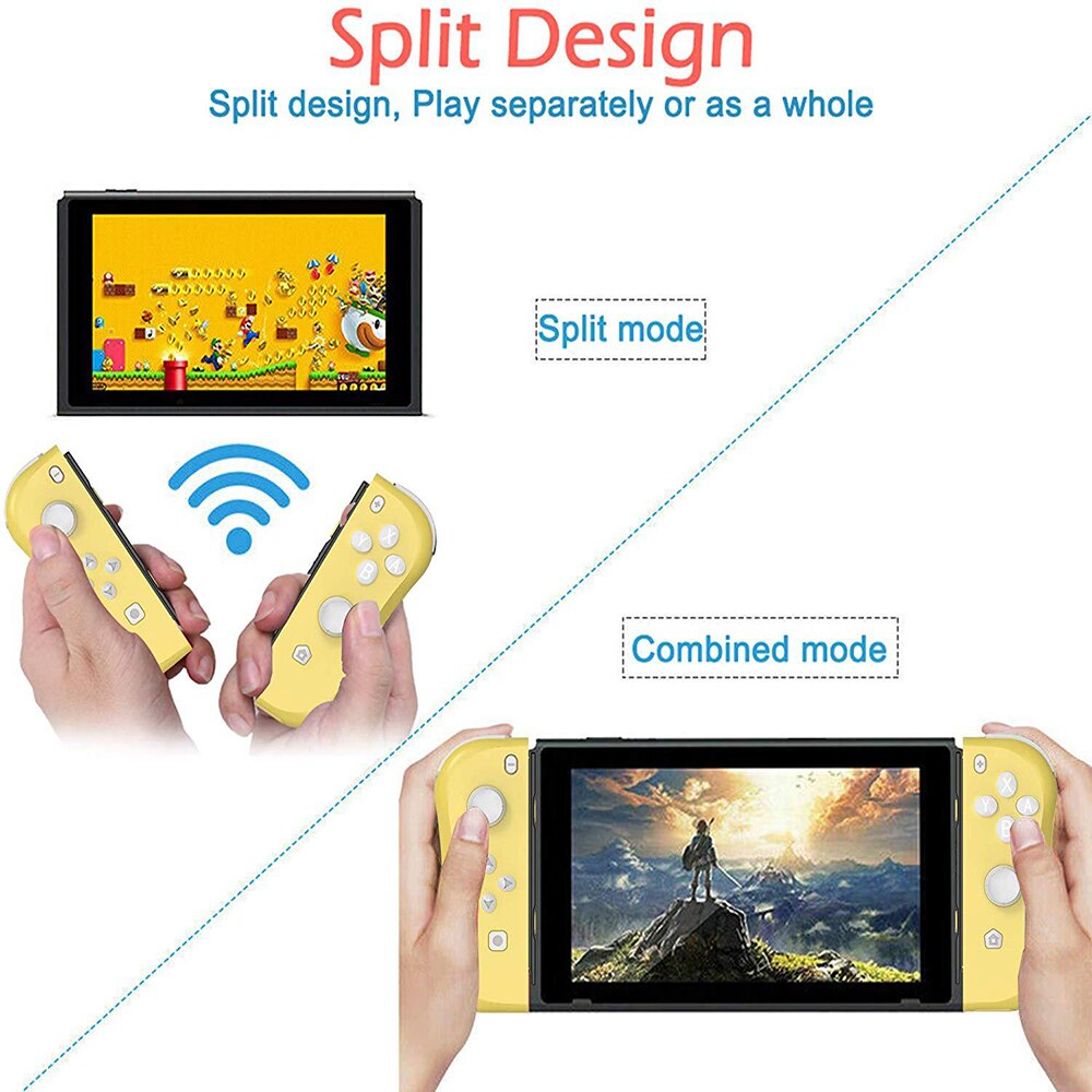 Bluetooth Wireless Controller Gamepad For Nintend Switch Console Vibration Sensor Con Handle Game Left Right Joystick Controller