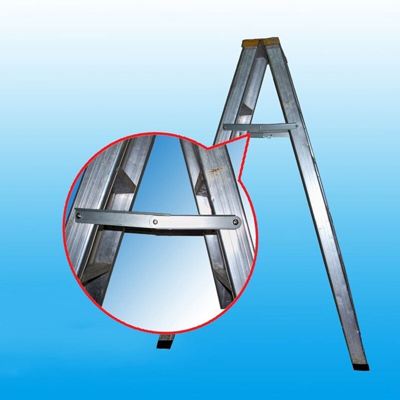 2 Stuk Zware Vouwen Stepladders Vaste Metalen Beugel, Aluminium Type Een Ladder Scharnier Locator Connector, Accessoires