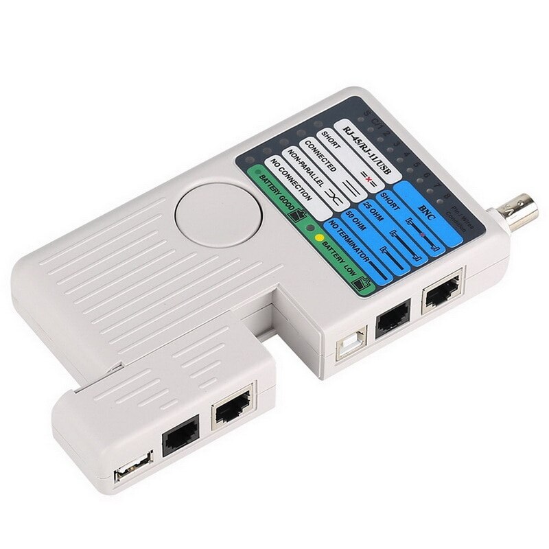 Multifunctional Tester Four-in-one Line Tester Cable Tester Wire Network Cable Tester BNC Coaxial Cable USB Cable Tester