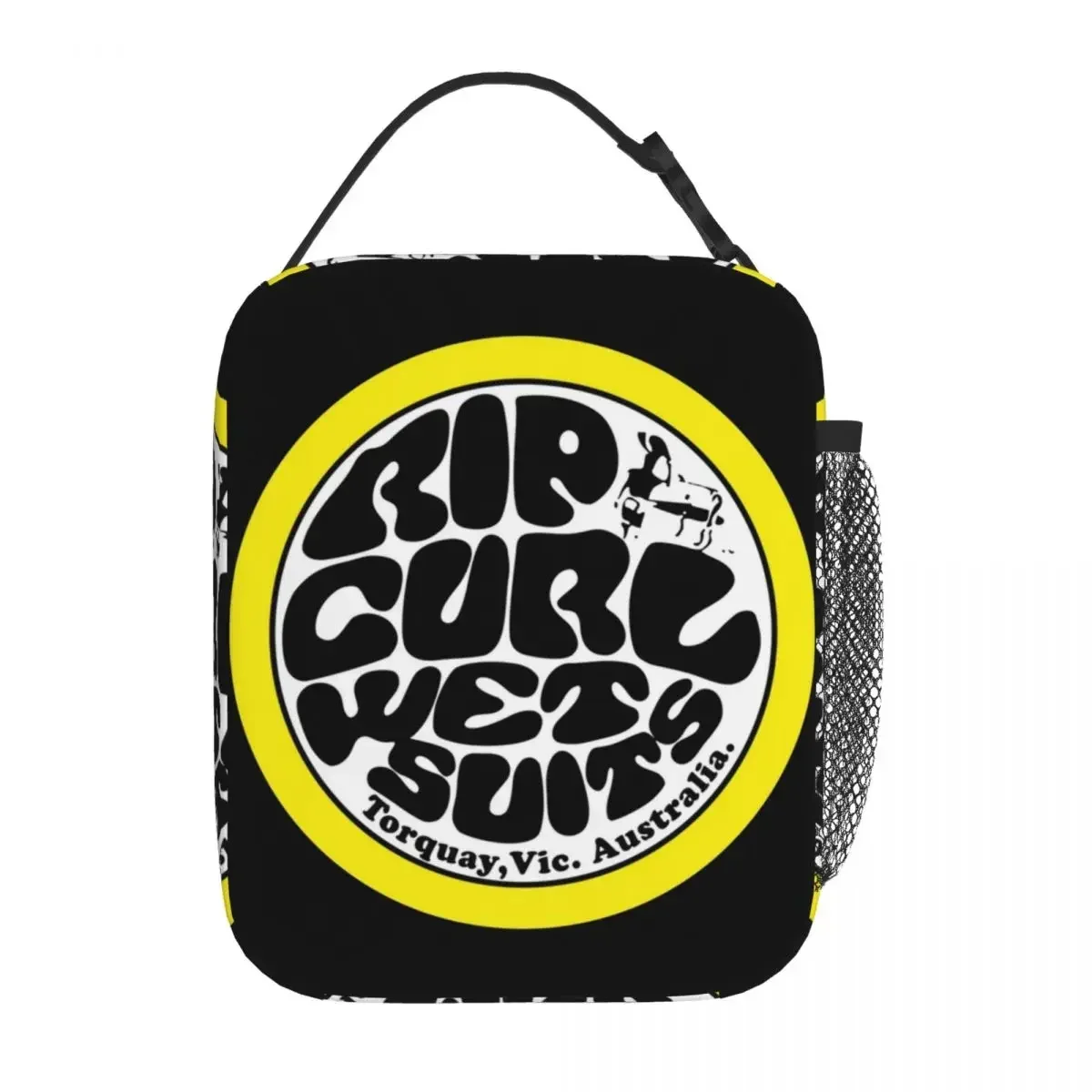 Rip Curl Wet Suits Insulated Lunch Bag Portable Picnic Bags Thermal Cooler Lunch Box Lunch Tote for Woman Work Kids: SKY BLUE