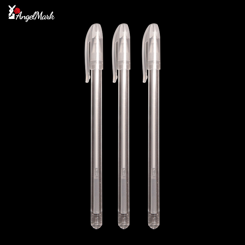 Stylo à encre Gel blanc classique, rouleau de gelée, marqueur pour surbrillance artistique, 3/6/12 pièces, blanc brillant, argent, or, peinture artistique, stylos à dessin: Rouge