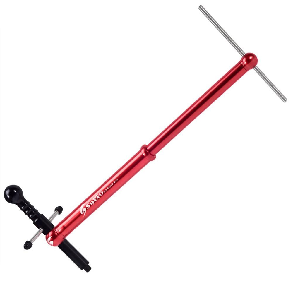 Teleskopisk bagskifterbøjle krogjusteringsværktøj cykel vedligeholdelseskorrigerer cykelmåler værktøj