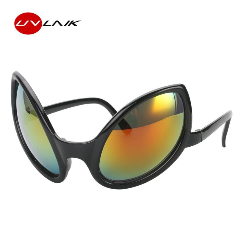 UVLAIK Funny Alien Eyes Sunglasses Men Costume Mask Novelty Glasses Women Party Supplies Decoration Photobooth Props