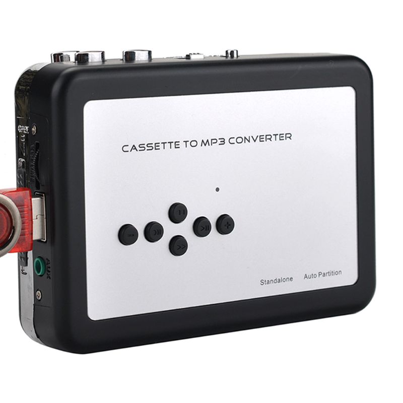 Reproductor de cinta de casete, convertidor Digital de cinta de grabación a MP3, captura de Cassette USB, guardar a unidad Flash USB directamente