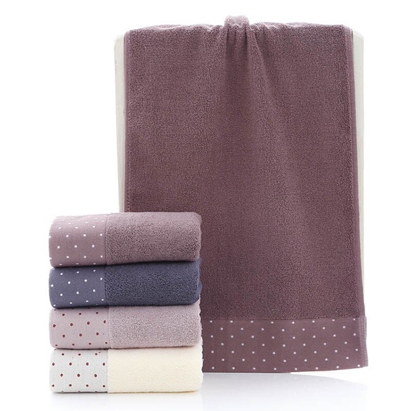 Wzór punktowy ręcznik akcesoria łazienkowe zgredek ręczniki dla dorosłych miękka bawełniana prezent ręcznik 34*74cm 1 PC domowe sprzęty czyszczące