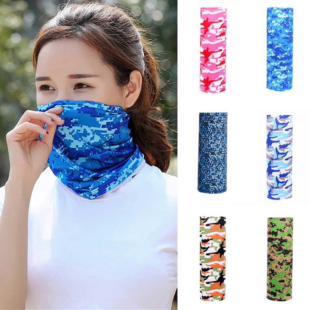 Unisex bloemenprint hoofdband zonbescherming stofdicht fiets nekwarmer sjaal fiets nekwarmer sjaal fiets nekwarmer s