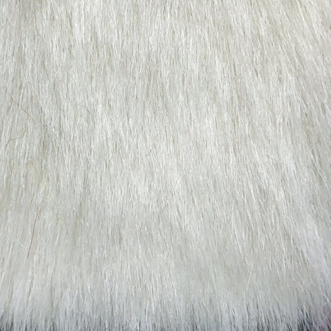 160Cm Breedte Faux Amerikaanse Nerts Bont Stof Voor Patchwork Naaien Materiaal Kledingstuk Diy Home Decoratie: 1 White