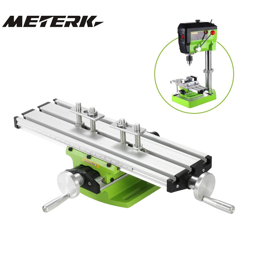 router table Mini Compound Bench Drilling Slide Table Worktable Milling Working Table Milling Vise Machine for Bench Drill Stand