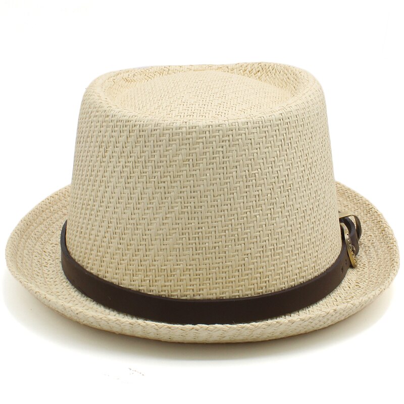 Sombreros de paja para hombre y mujer, Sombrero de paja con de tarta de cerdo, estilo veraniego, Sombrero marinero para playa, Fedora, Trilby, para viajes al aire libre, talla de EE. UU. 7, 1/4, Reino Unido, L