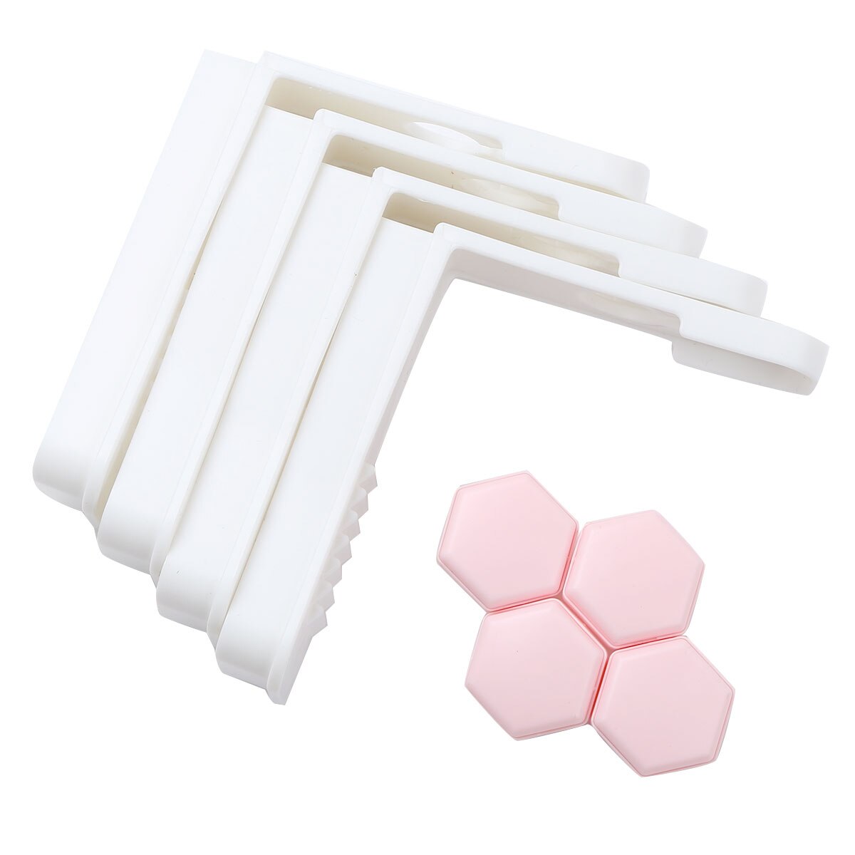 4 Laken Houder Clip Antislip Gerimpelde Proof Fastener Thuis Vel Bedden Gesp Grijper Voor Houden Uw Lakens Op uw Matras: Pink Small