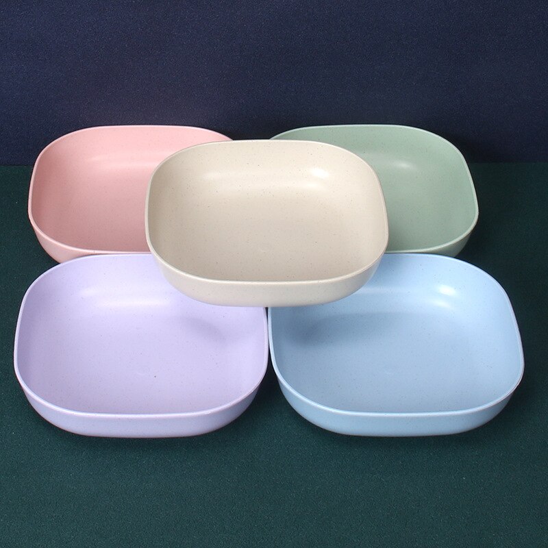 15cm głębokie kwadratowe kości plucie danie 10 sztuk słomy pszenicy antypoślizgowe ciasto danie restauracja wysokie kluski naczynia sztućce zastawa stołowa