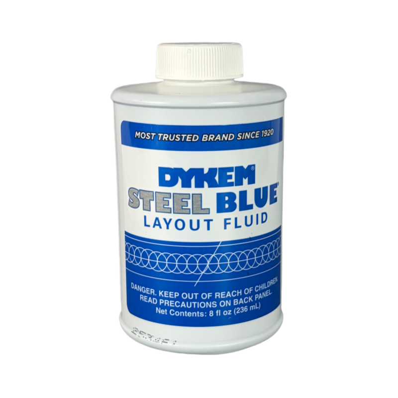 DYKEM Steel Blue Layout Fluid 80400 80496 Fast Drying Non-Glare Machinist Marking Paint for Precision Scribing Defect Detection: Beige