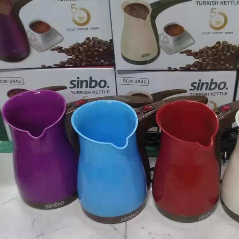 Portable Electrical Turkish Coffee Pot Espresso Electric Coffee Maker Machine Boiled Milk Coffee Kettle Office Home 220V EU